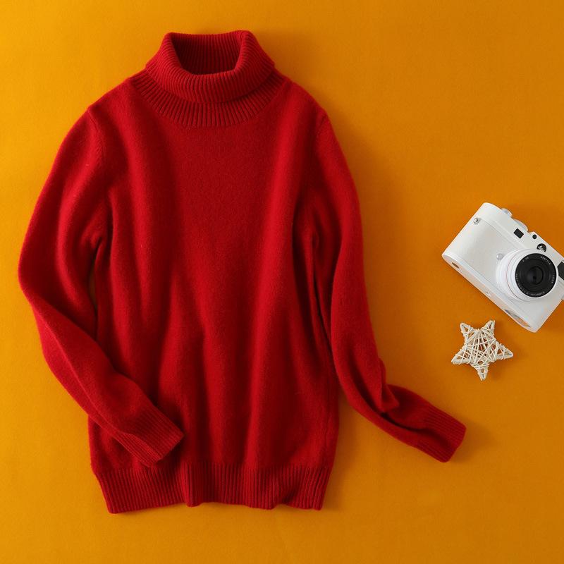 Premium Children's Cashmere Sweater: Boys' Half-Neck & Girls' Base Layer Wool Jumper