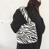 Handbags Vintage Leopard Print One-Shoulder Bag for Girls Zebra Pattern