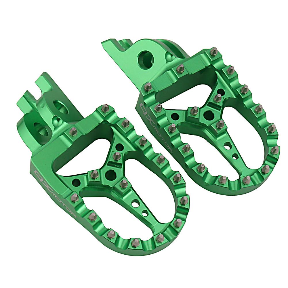 Motorcycle CNC Footrest Footpeg Foot Pegs For Kawasaki KX250F KX250 KX450F KX450 KX 250 250F 450 450F 250X 450X KLX450R KLX 450R