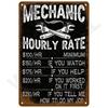 Metal Poster Pike Fish Art Fishing Store Wall Decor 20x30cm 2D Flat Metal Sign