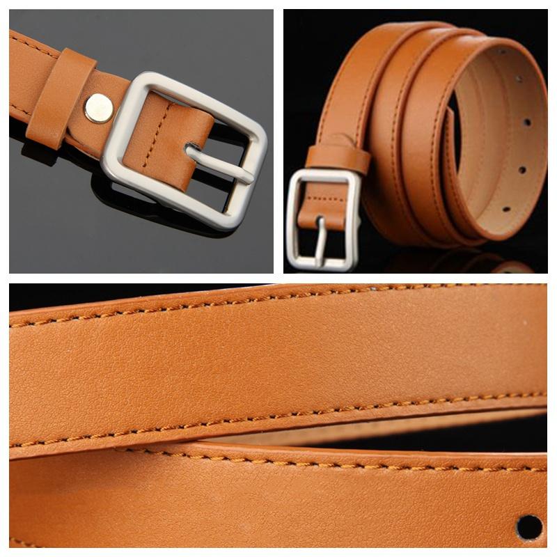 Young Boys' Kids PU Leather Belt Single Prong Buckle Waistband Casual