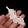 18pcs/set Geometric Pearl Hairpin Set Side Clip Duckbill Clips Exquisite Zinc Zinc Alloy Hair Clips  Women