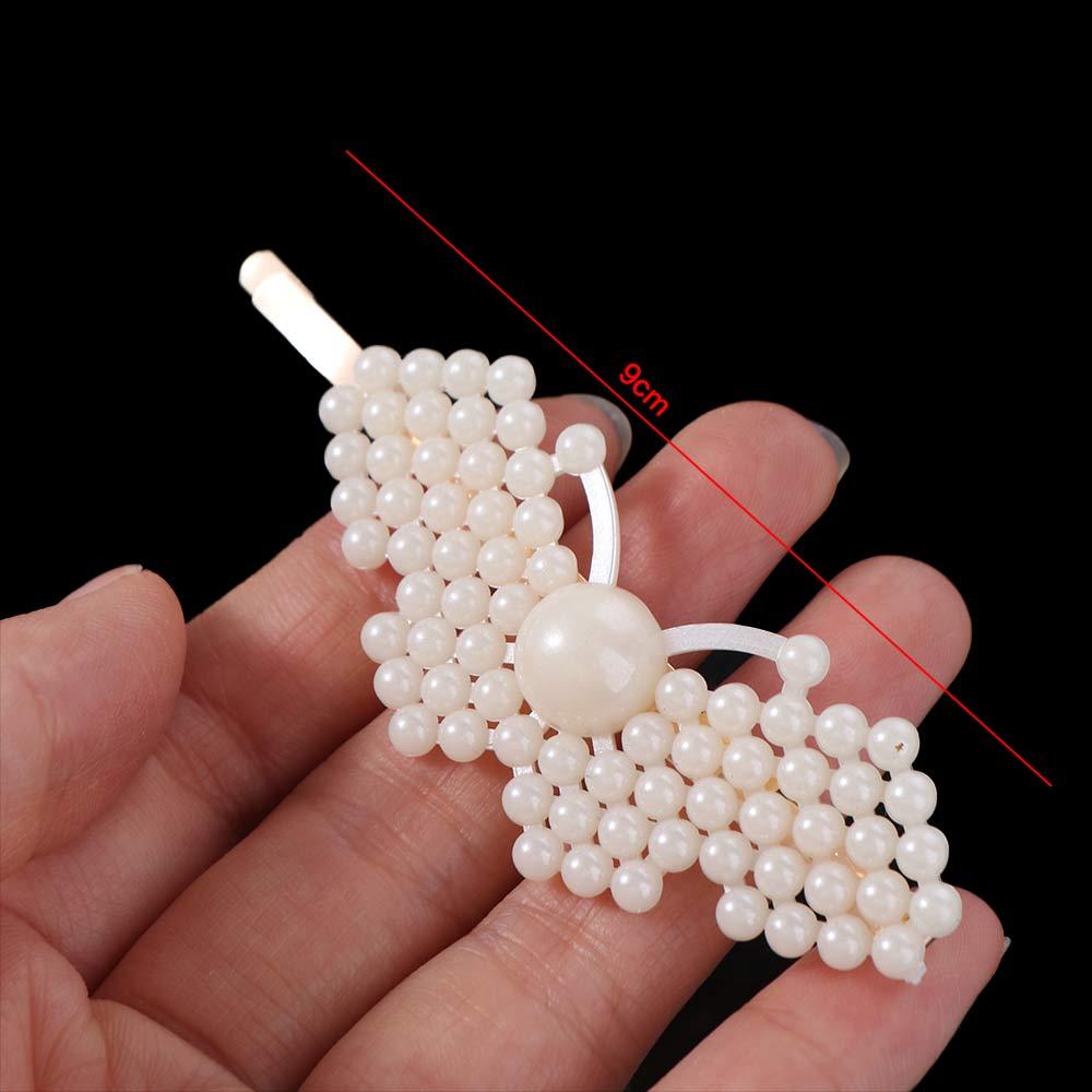 18pcs/set Geometric Pearl Hairpin Set Side Clip Duckbill Clips Exquisite Zinc Zinc Alloy Hair Clips  Women