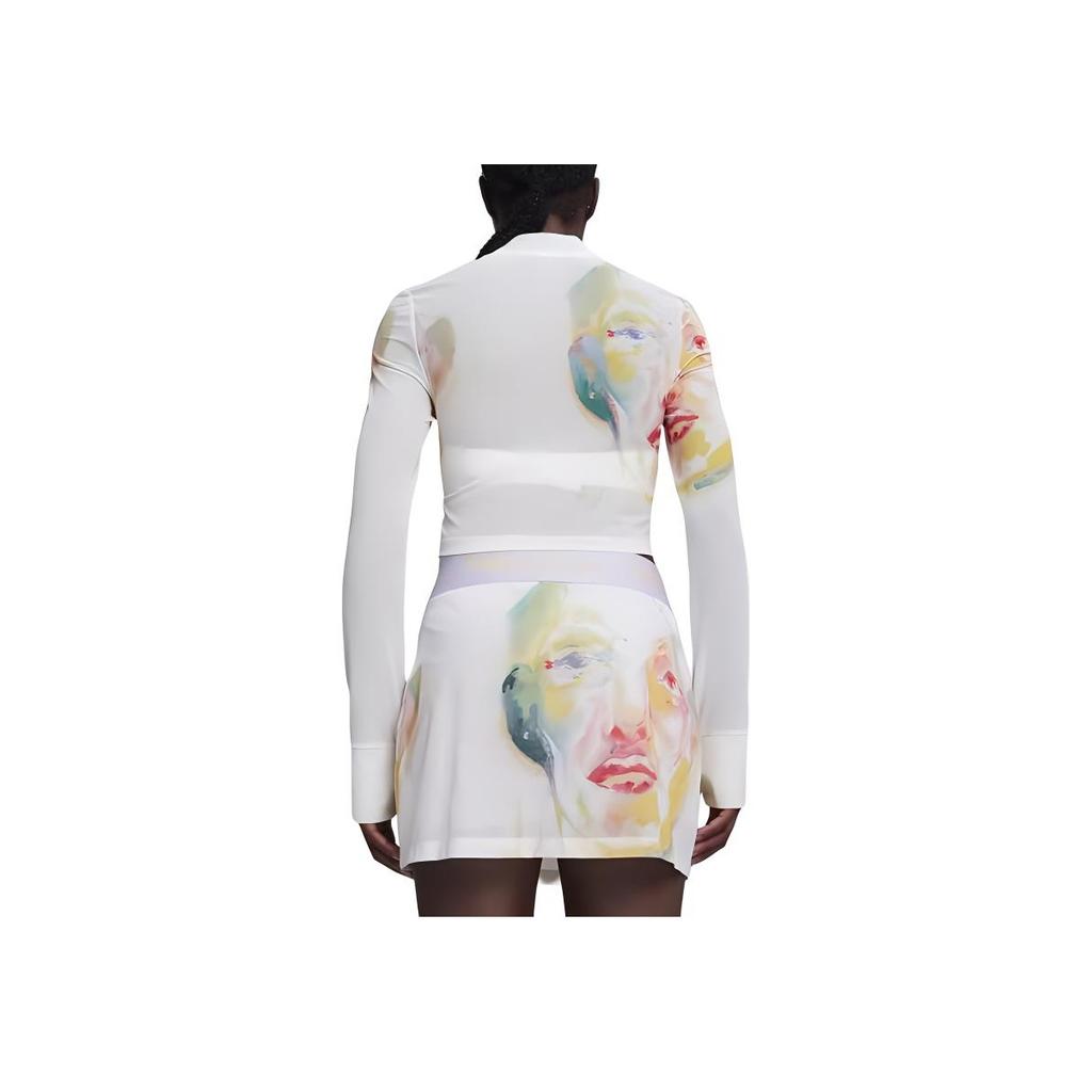Puma X KidSuper Long-Sleeve Tee Sugared Almond Women Tops Multi-Color 625621-87