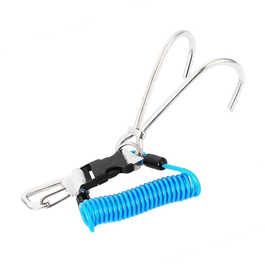 KEEP DIVING Stainless Steel   Hook Diving   Accessories (Blue)