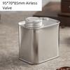 New Large-capacity Coffee Sealed Cans One-way Exhaust Square Coffee Powder Storage Jar Kitchen Storage Tools Storage Iron Can