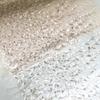 Champagne Shining Sequin Cloth Tree Leaf Embroidered Fabric Dress Material DIY Gowns Wedding Veil Clothing Supplies