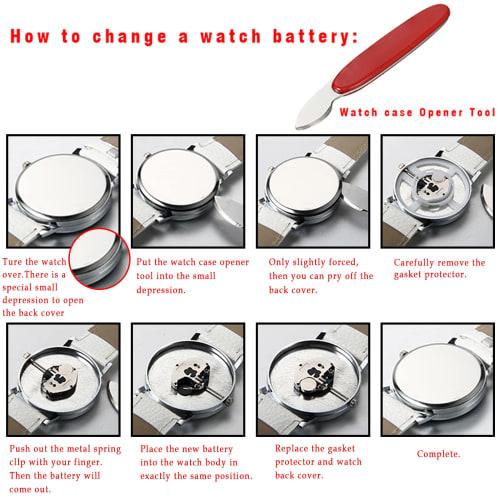 Lancardo Carabiner Watch, Nurse Watch, Pocket Watch with Keychain, Leather Rope, Analog, Diamond, Trunk, Easy To Read, Perfect for Everyday Use, Mount