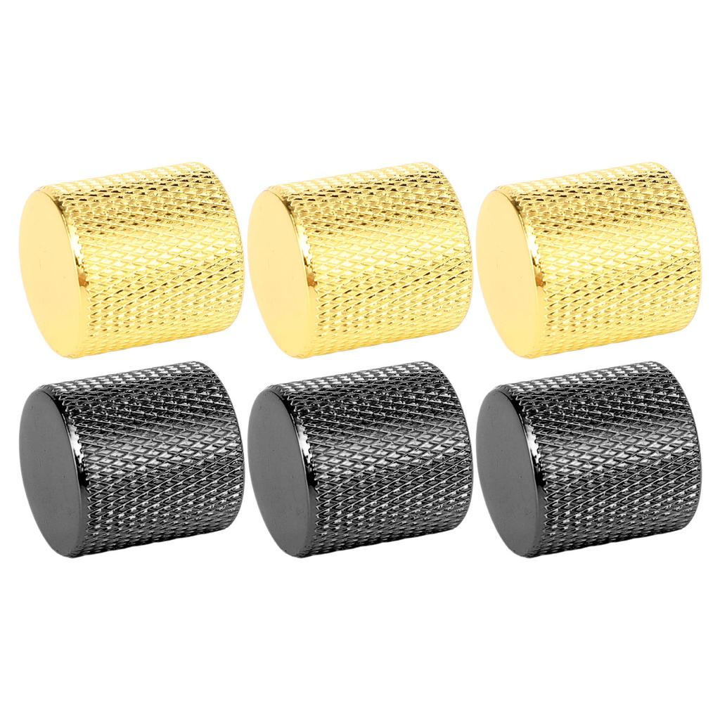 3 stk. gitarvolum-toneknapp metall elektronisk kontrollknapp for LP-gitarer AB-potensiometre