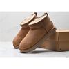 Womens Short Snow Boots Winter Faux Fur Lined Flat Sole Warm Cotton Ankle Boot Indoor Floor Use