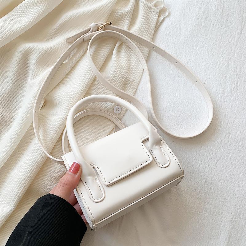 Women's Fashion Korean Sweet Sweet Sweet Sweet Color Shoulder Bag Messenger Ladies All-match Casual Mini Lipstick Square Bag