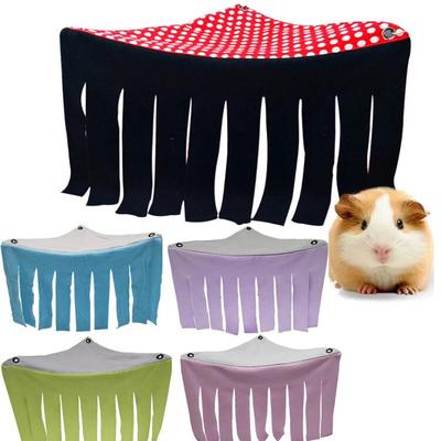 Hamster Hängematte Meerschweinchen Kaninchen Universell Quaste Eckhaus Ausweich Zelt Nistplatz Kleintier Versteckhaus und Multifunktionale Nutzung