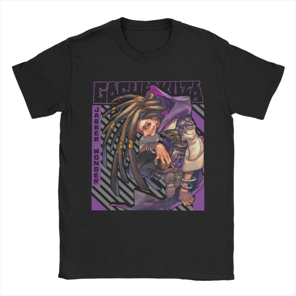 Novelty GACHIAKUTA Anime TShirts Unisex Round Neck Pure Cotton T Shirts Short Sleeve Tee Shirt Printed Tops