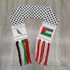 Flag Palestine Gaza Printing Polyester Scarf Outdoor Use Fan Football Souvenir
