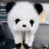 Panda Plush Hat For Women Kids Winter Warmth With Earmuff Protection