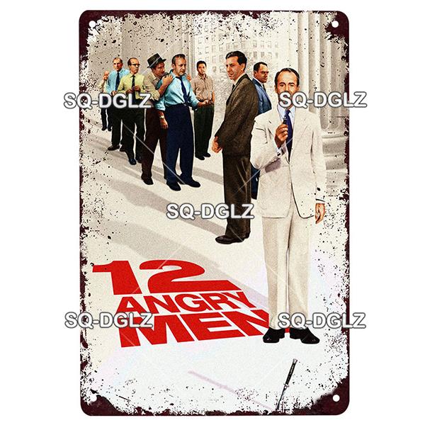 Movie Poster Metal Sign Metal Poster Tin Sign Plaque Metal Vintage Wall Decor for Bar Pub Club Man Cave Metal Signs(20x30cm)