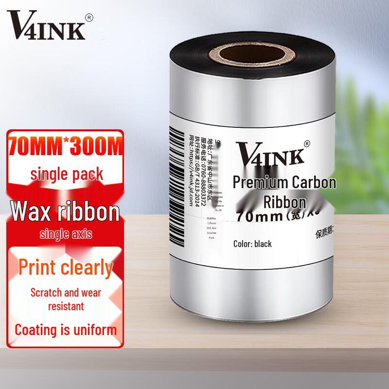 V4INK Wax Thermal Transfer Ribbon