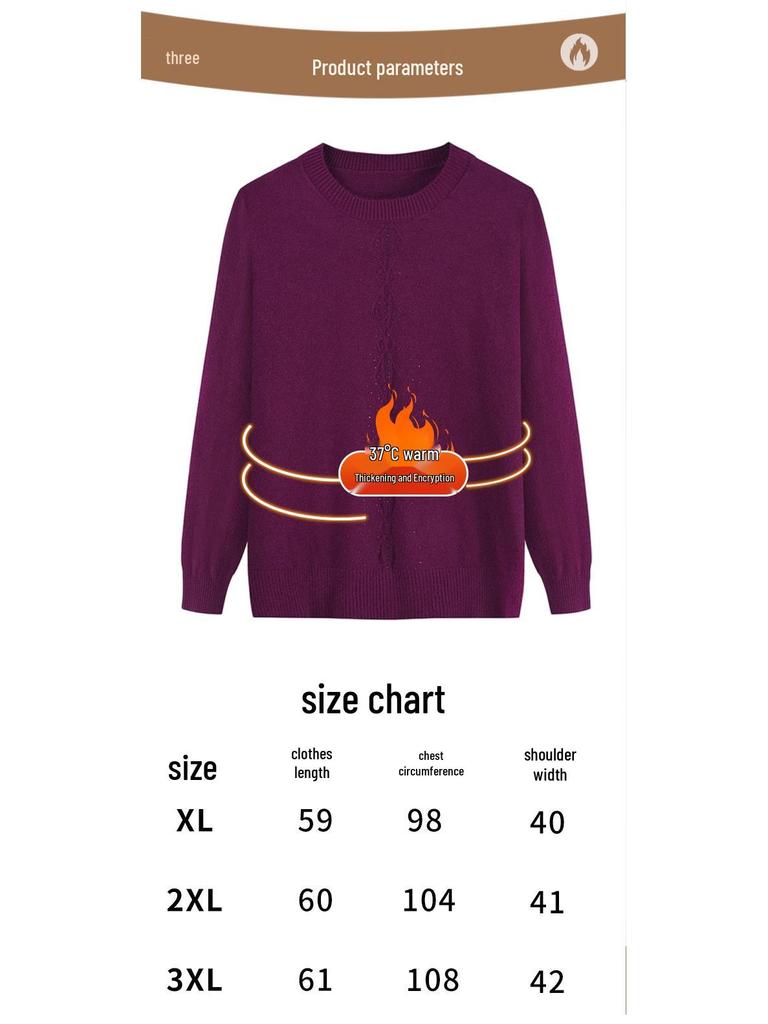 Women's Autumn/Winter Semi-High Neck Top: New Elastic Solid Color Sweater for Middle-Aged and Elderly