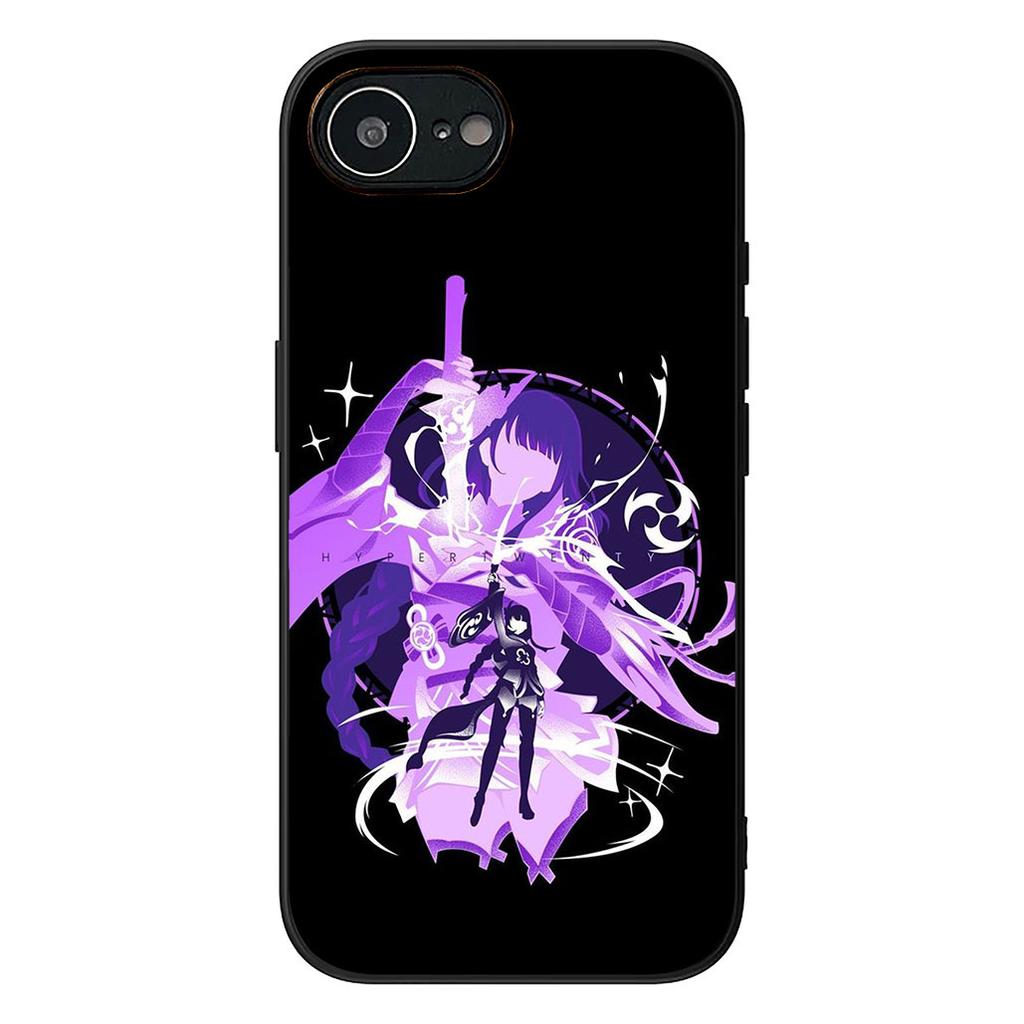 Genshins Raiden Shogun Impacts Protective Cover for Xiaomi Poco C85 C65 C75 X7 X6 M6 M8 F7 F8 Ultra F6 Pro Phone Case