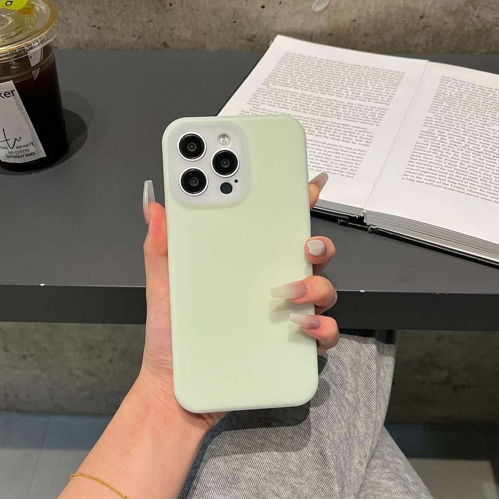Applicable To Apple 16 Mobile Phone Case Dopamine Jelly IPhone 15 Liquid Silicone 14 Lens Anti Fall Protection Case 13