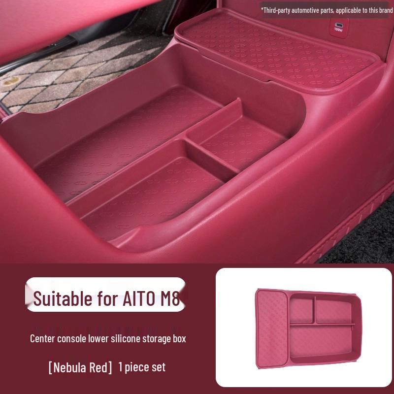AITO M8 Center Console Silicone Storage Organizer