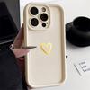 Simple Love Pattern Phone case iPhone 15 Pro Max 11 12 13 16 14 Plus Silicone Shockproof Case Lens protector shell