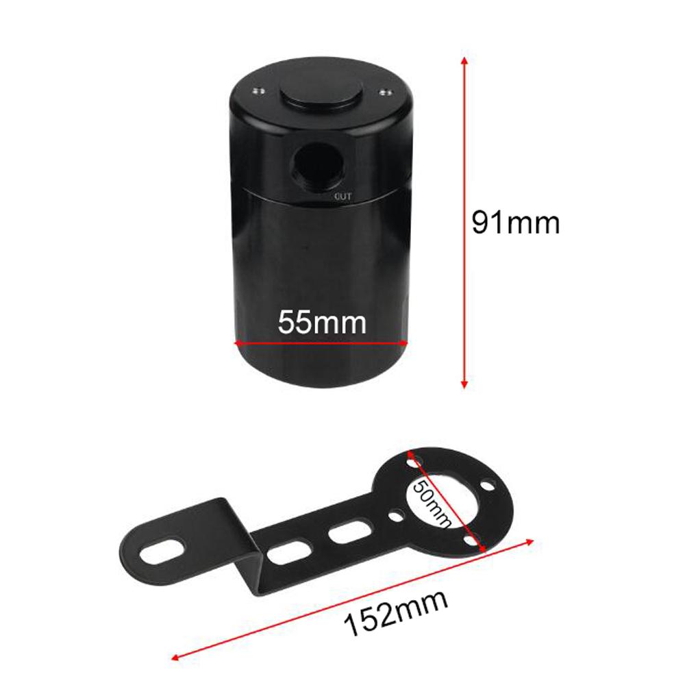 

Premium Aluminum Oil Catch Can Effectively Separate Oil Mist and Water Vapors High Temperature Resistance for Car Modification Accessories