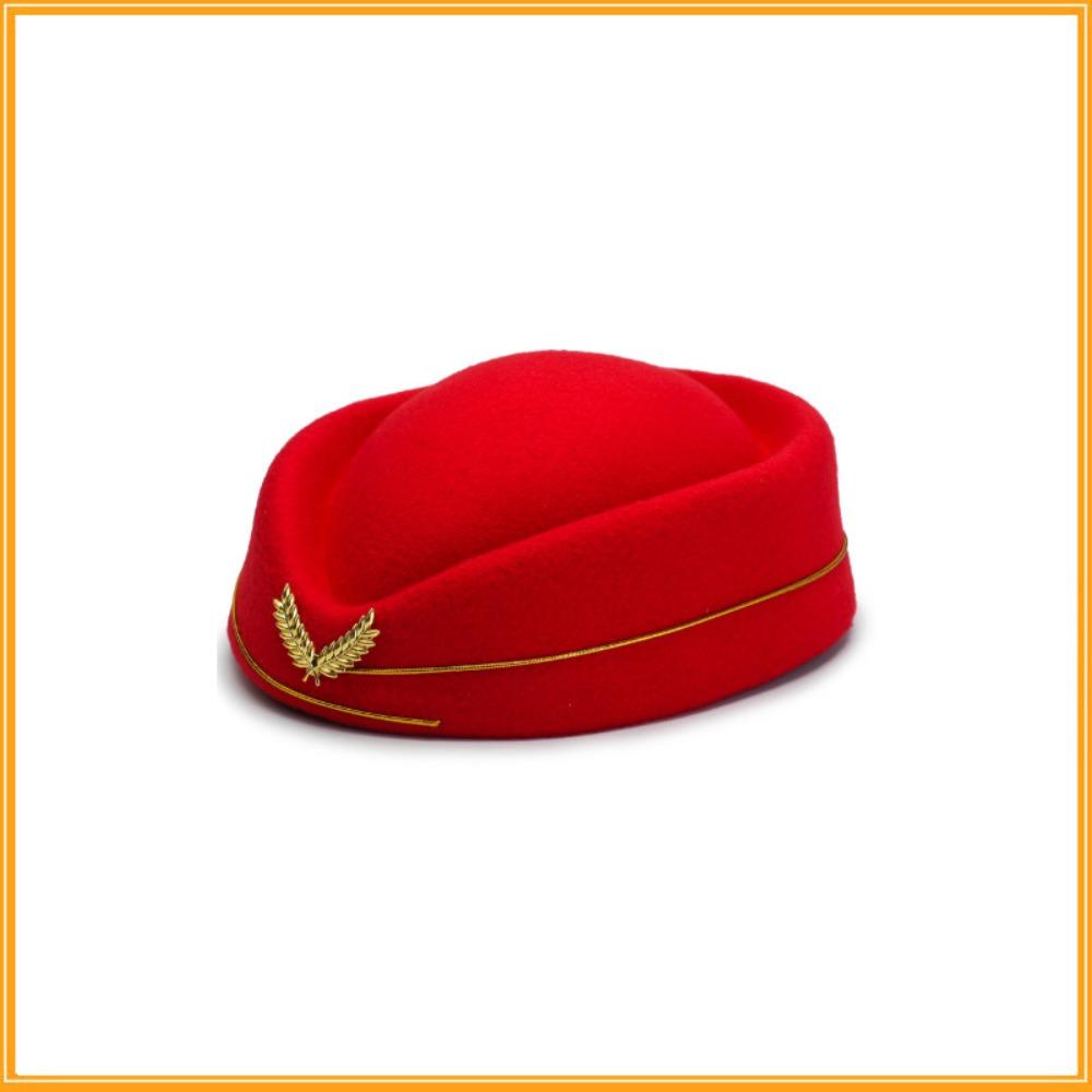 Performance Work Cap Costume Accessories Beret Hat Stewardess Hat Party Hats Air Hostesses Hat