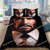 Juego de Ropa de Cama John Wick Película Thriller Individual Twin Full Queen King Size Juego de Cama para Dormitorio de Adulto Niño Regalo
