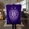 Coperta di Flanella Stampata FK Austria Vienna, Alta Qualità, Confortevole per Tutte le Stagioni, Arredamento per la Casa, Calore e Comfort