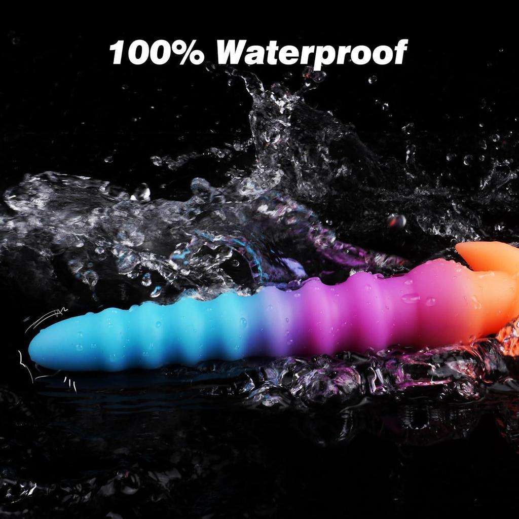 Luminous Silicone Spiral Anal Plug - Super Long Outdoor Wear Expander Dildo SM Toy