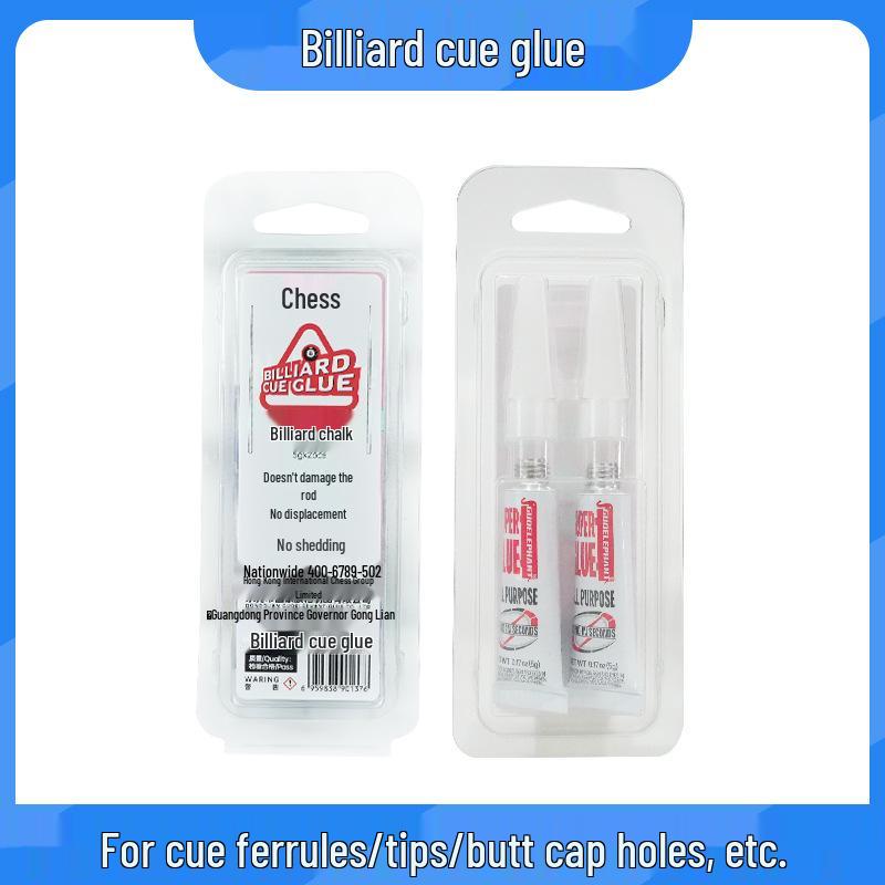 401 Super Glue for Chess & Billiard Cue Tips, Rubber, Metal, Plastic, Strong Adhesive Repair 