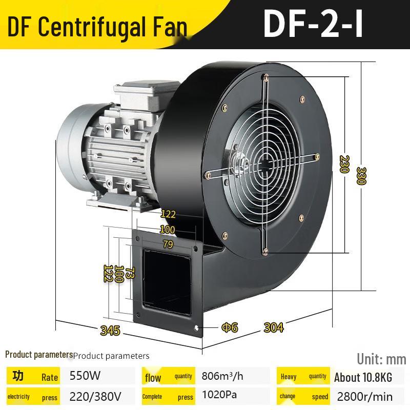 Aokewen DF 550W Three-Phase Centrifugal Fan