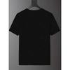 European sizes Men's Casual Short Sleeve T-Shirt  Letter Print - Breathable Summer Tee, Machine Washable Round Neck Regular Fit