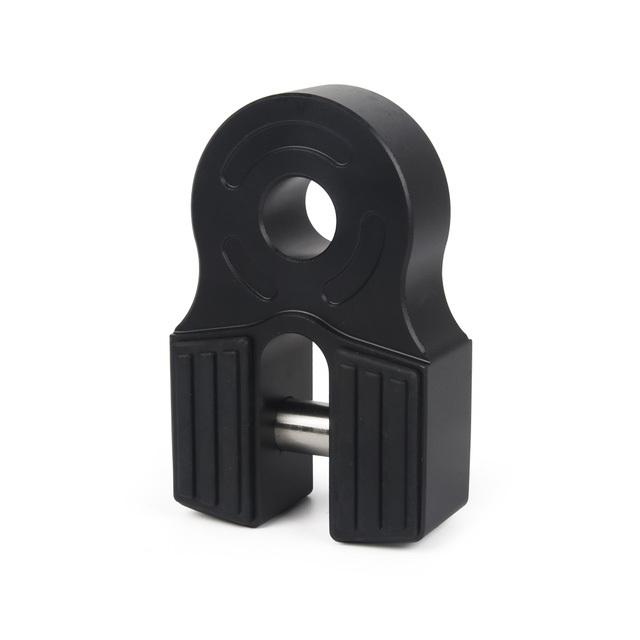 

Aluminum 6061 Winch Hook Connector 16,000LBS Flat Shackle Mount For Off-road Vehicle Jeep Truck Trailer Winch Hook Rope чорний