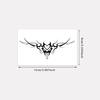 Retro Tribal Style Love Tattoo Sticker, Cool Lines, Long-Lasting Waterproof, Niche High-End Pattern
