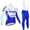 Men Women Cycling Long Sleeve Jersey Set Mountain Bike Racing Kit Pro Team Style