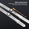 Adjustable Self Clamping Tweezers Jewelry Making Tool Slide Lock Stainless Steel Tweezers Electronic Component Repair Tools