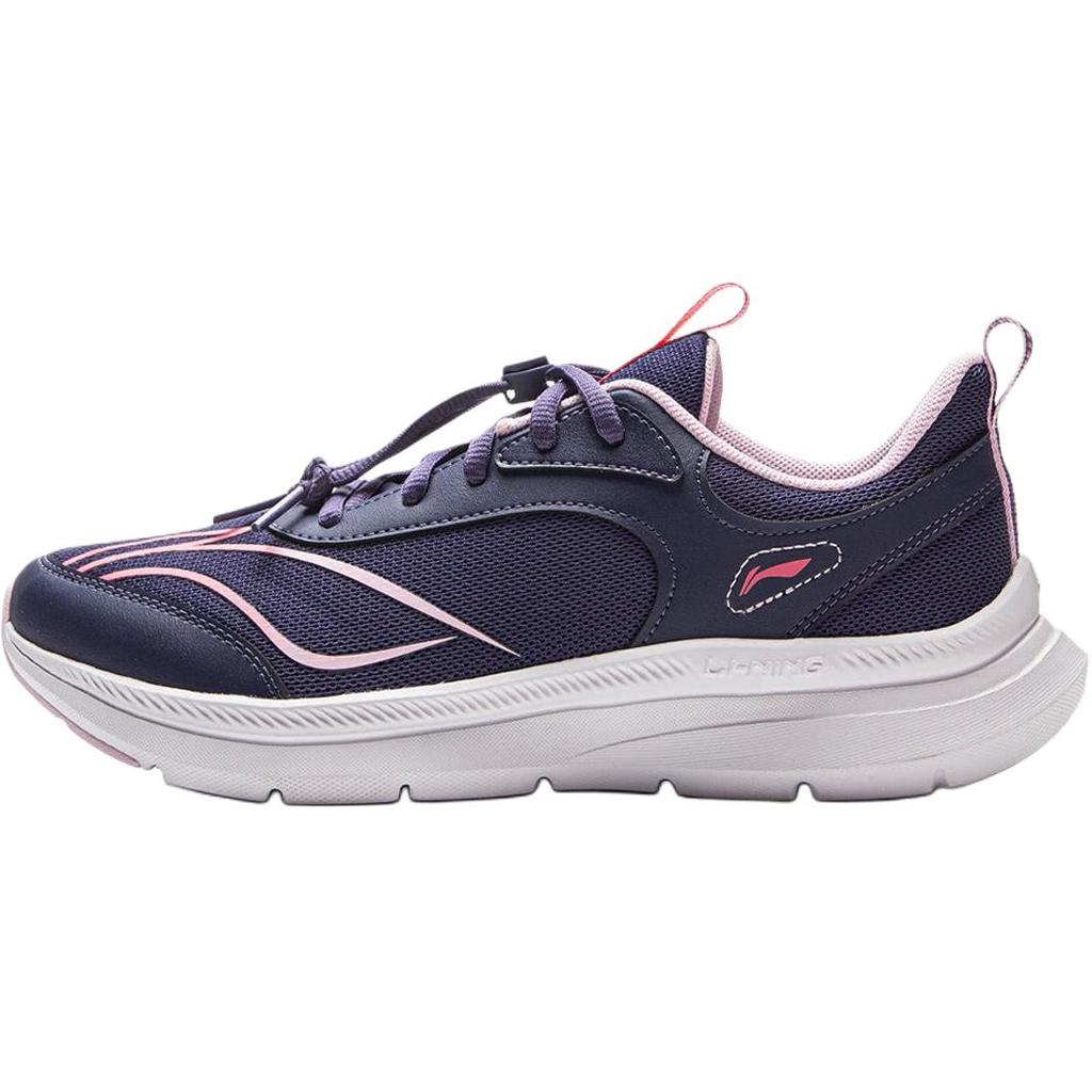 Li Ning Kids Running Shoes Comfortable Soft Durable Low Top Kids sneaker Deep-Blue YKFV151-2