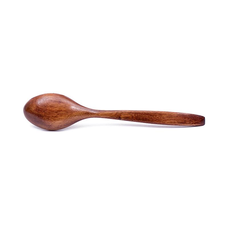 Zaka Wooden Spoon Set: High-end Coffee, Children's Tableware, Honey & Seasoning Spoons, Customizable with Logo.