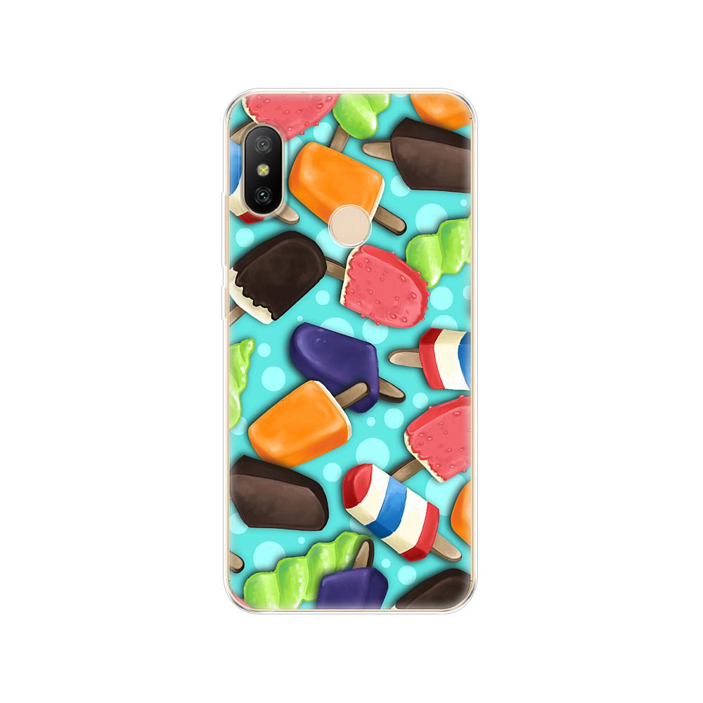 Silikonové pouzdro pro Xiaomi MI A2 LITE Case Full Protection Měkký tpu Zadní kryt Telefon Pouzdra pro Xiomi MI A2 LITE nárazník Coque