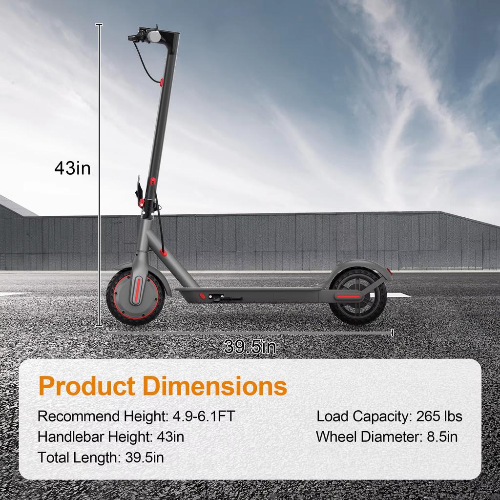 Portable 12.5kg AOVOPRO 350W Foldable Electric Scooter 8.5 Inch Solid Tire IP65 Waterproof Adult Escooter USA Stock
