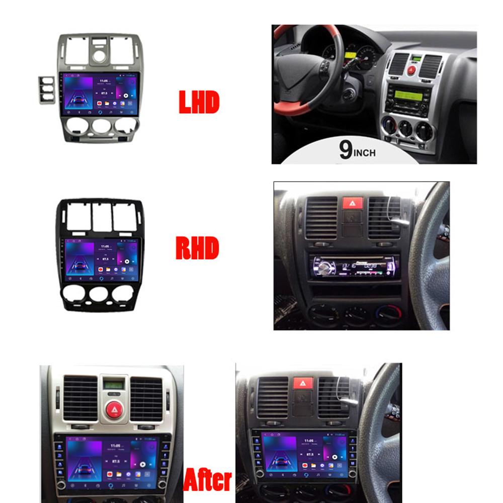 icreative WIFI autorádio stereo multimédia pro Hyundai Getz 1 2002-2011 s knoflíkem Android 2Din GPS Navi Carplay Auto 2+32GB
