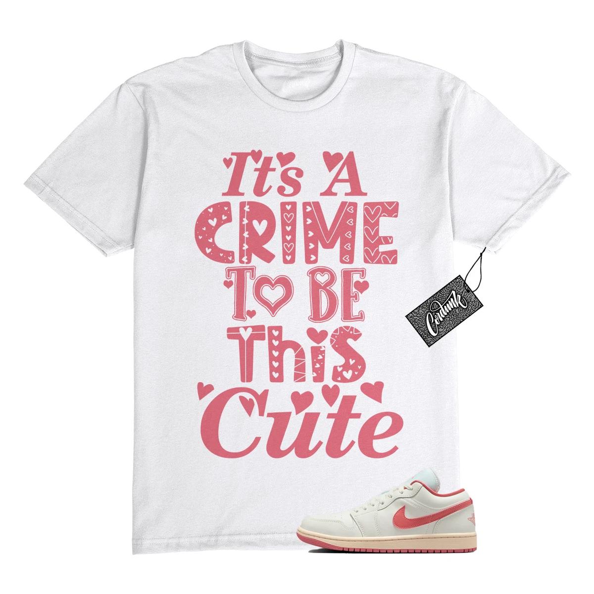 1 White Guava Ice Pink Salt Sail Low T Shirt Match CC1 M
