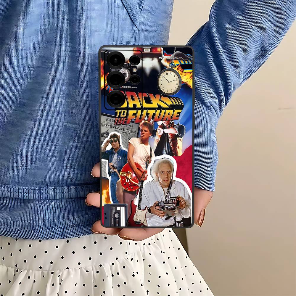 Movie B-Back To The F-Future Phone Case For Samsung S 24 Fe 25 Ultra Plus 20 Lite 21 30 22 23 24 22 Ultra 5G Fundas
