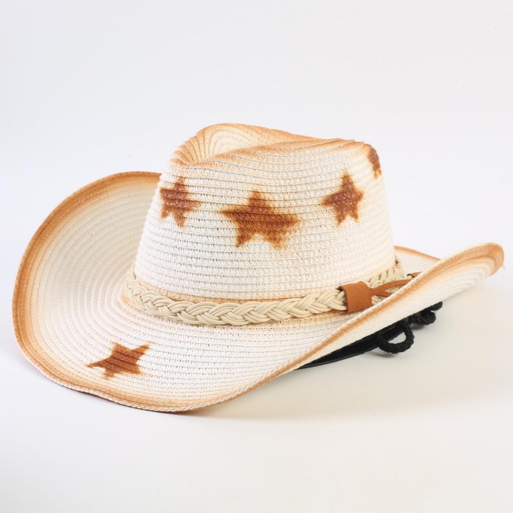 Best-selling Western Cowboy Hats for Men and Women, Fashionable Sunshade Straw Hats, Classic Outdoor Western Cowboy Hats