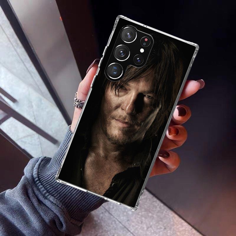 The Walking Dead Daryl Dixon Phone Case For Samsung Galaxy S23 S24 S25 Edge S26 Ultra S22 + S21 Plus S20 FE Cover Silicone Print