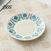Ceramic Grater Plate Garlic Grinder, Multi-Functional Grating Plate, Manual Ginger And Cheese Zester Bowl, All-in-One Prep Mixing Serving Dish,