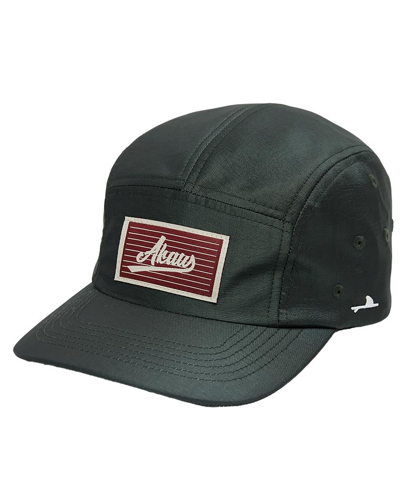 Akau Oversized Metallic Camp Cap (Deep Green)