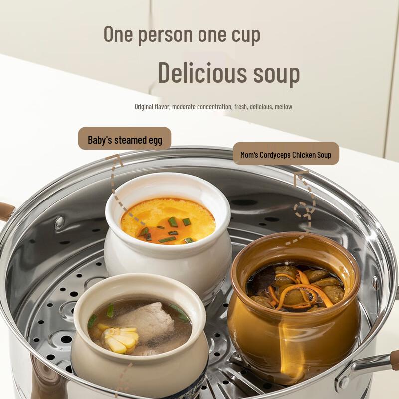 Shuangqiang Ceramic Stew Pot One Size